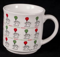 Boynton Merry Christmas Cats with Balloons Coffee Mug